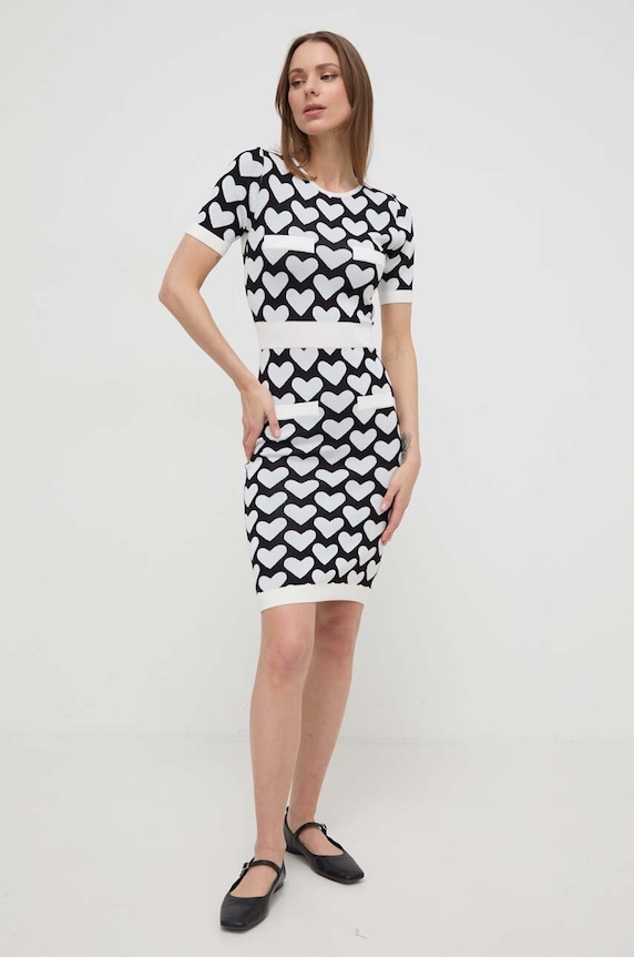 Silvian Heach rochie GPP24479VE negru ZS24