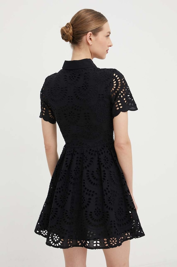 Odjeća Pamučna haljina Silvian Heach GPP24431VE crna