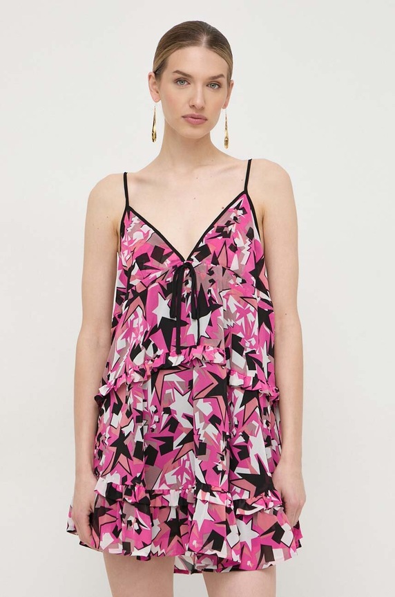 Silvian Heach sukienka casual różowy GPP24347VE