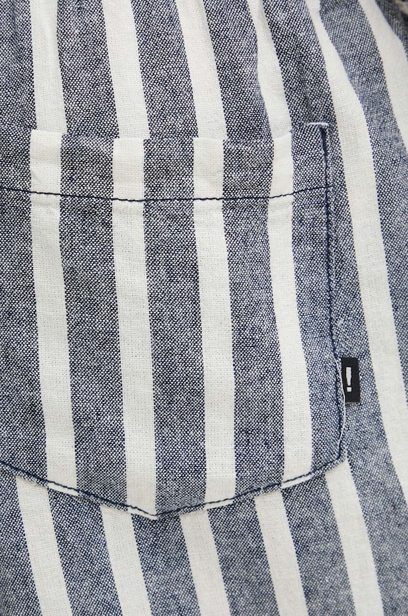 Solid pantaloni scurti din in albastru 21108373.194010