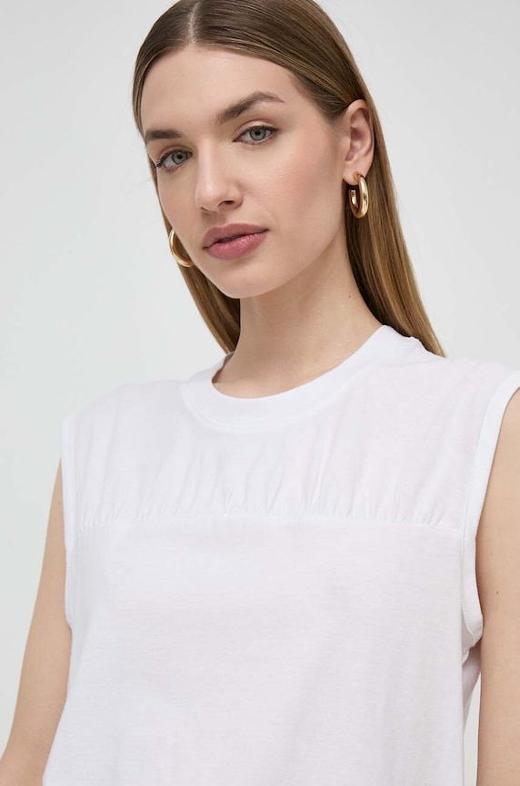 Top Silvian Heach λευκό GPP24062TS