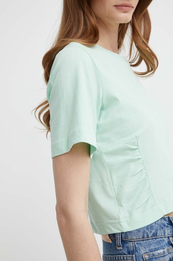Silvian Heach t-shirt bawełniany GPP24097TS zielony
