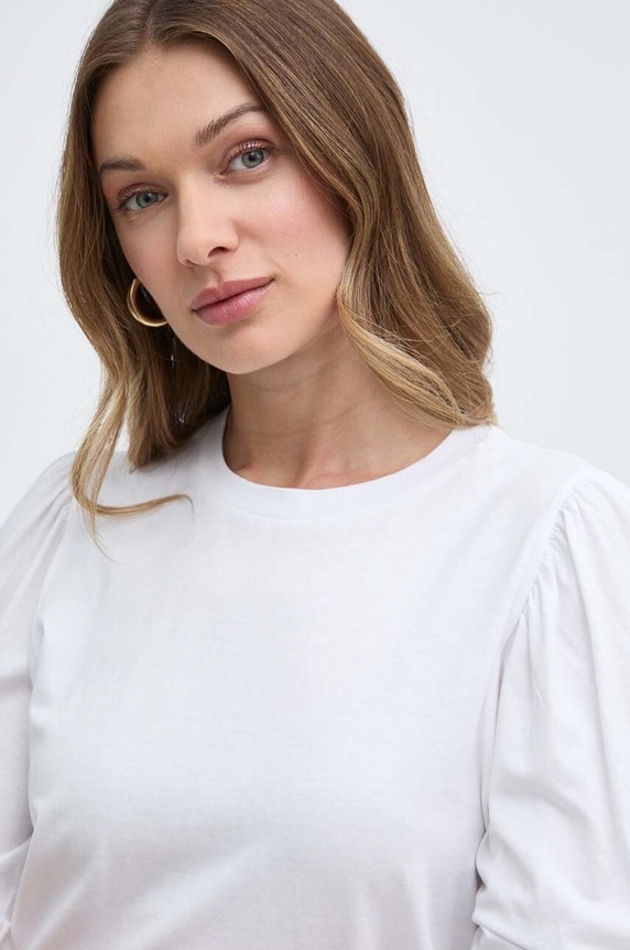 Silvian Heach t-shirt bawełniany biały GPP24099TS