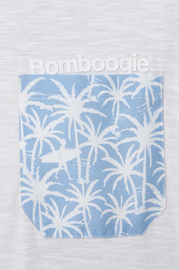 Bomboogie pamut póló TM8419TJSG4 fehér