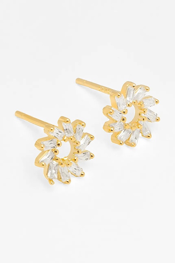 ANIA KRUK aranyozott ezüst fülbevaló GLAMOUR SMVKC1902Z arany ZS25