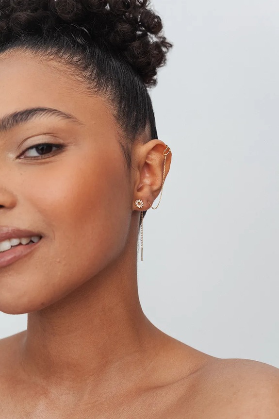 ANIA KRUK aranyozott ezüst fülbevaló GLAMOUR arany SMVKC1902Z