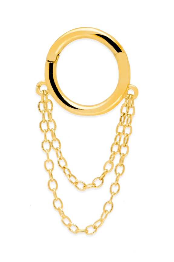 ANIA KRUK kolczyk ze srebra pokrytego złotem pozłacane złoty SRUKS2500Z