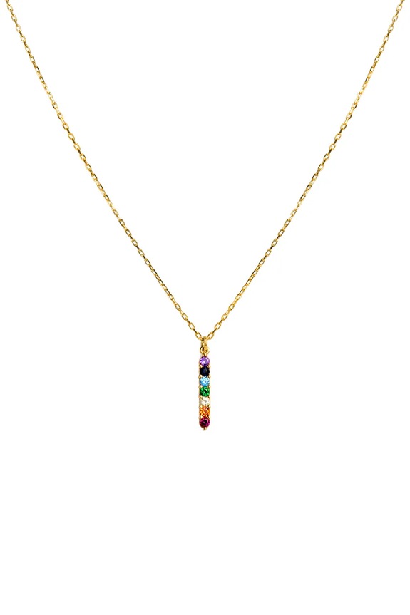 ANIA KRUK collana in argento placcato oro zircone oro SYZNC1469Z