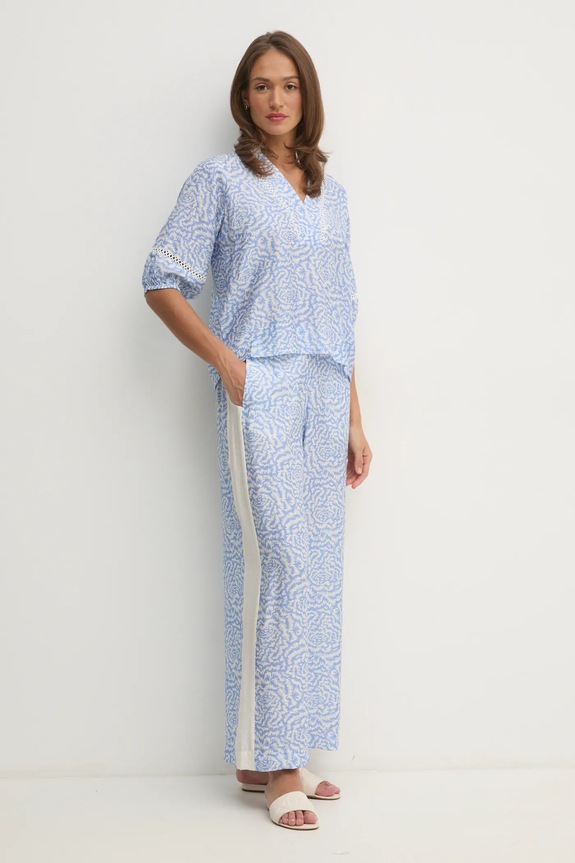 Mos Mosh bluzka 169840 niebieski ZS25