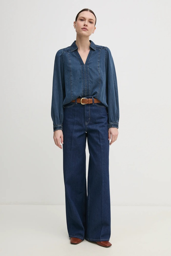 Traper bluza Mos Mosh 168290 mornarsko plava SS26