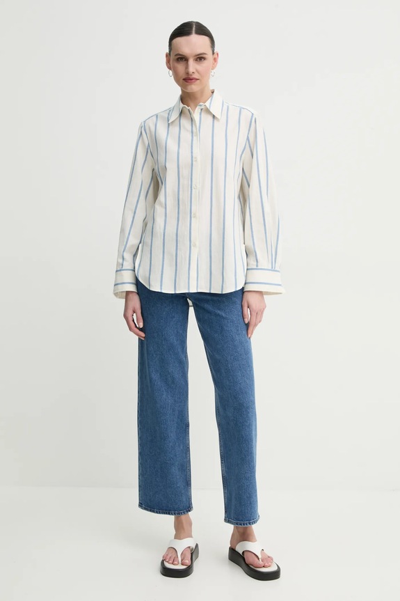 Bavlněná košile Day Birger et Mikkelsen Romy DAY65243748 béžová ZS25