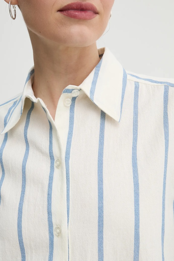 Bavlněná košile Day Birger et Mikkelsen Romy DAY65243748 béžová