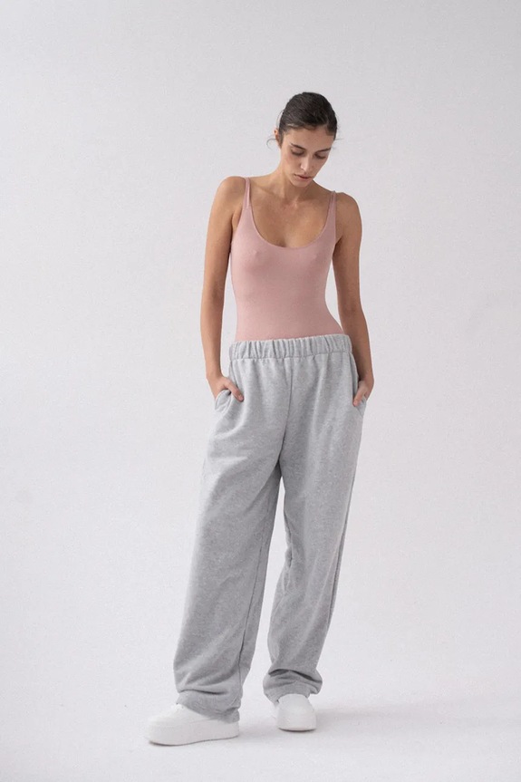 Muuv. body damskie pomarańczowy skinny.bodysuit