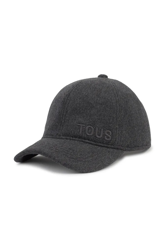 Tous gyapjú siltes sapka TEXTIL sima szürke 2002138547