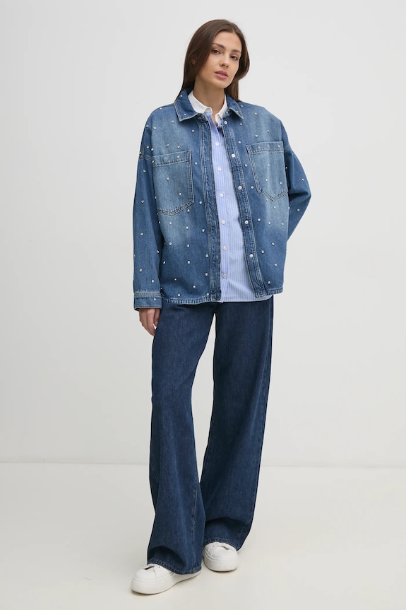 Pamučna košulja Mos Mosh 169410 plava SS26