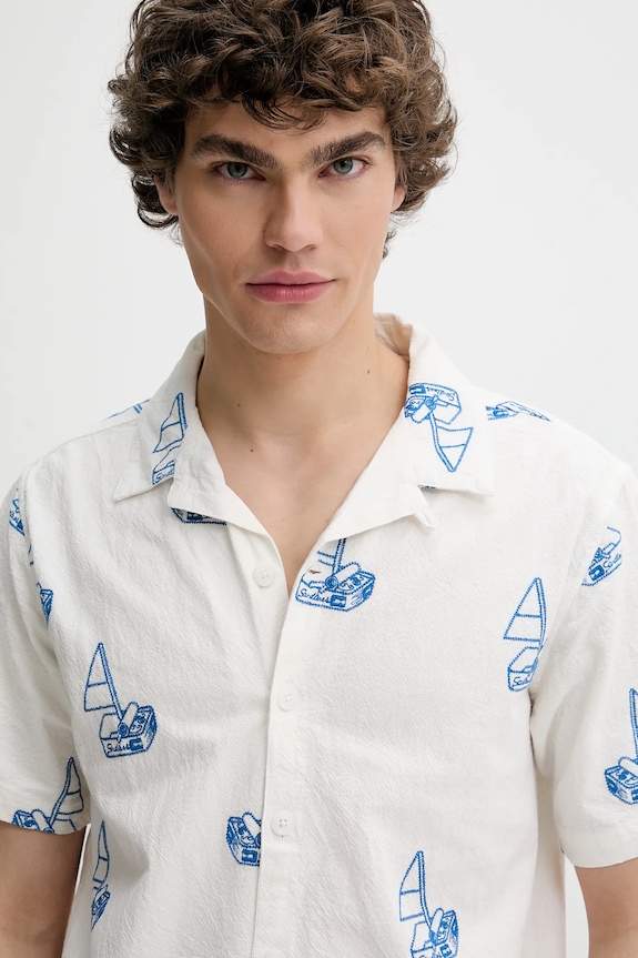 Solid pamut ing fehér 21108485