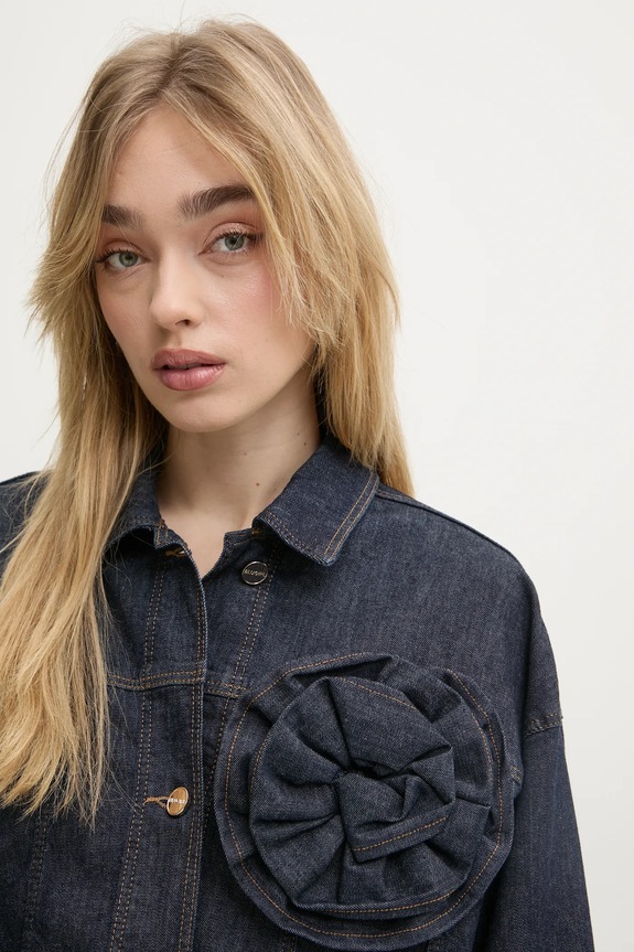 Blugirl Blumarine giacca di jeans RA5132.D4992 blu navy