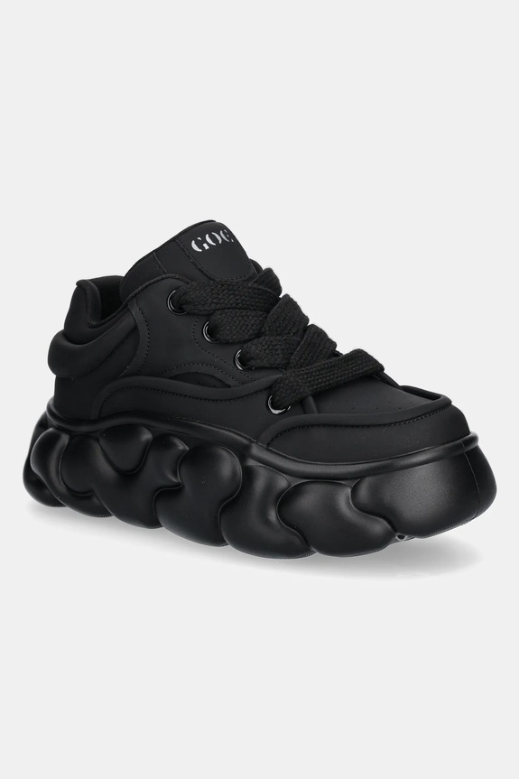 GOE sneakersy nubukowe niska czarny RR2N4044