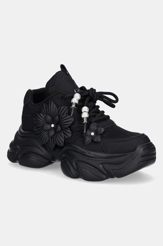 GOE sneakersy tekstylny czarny RR2N4050
