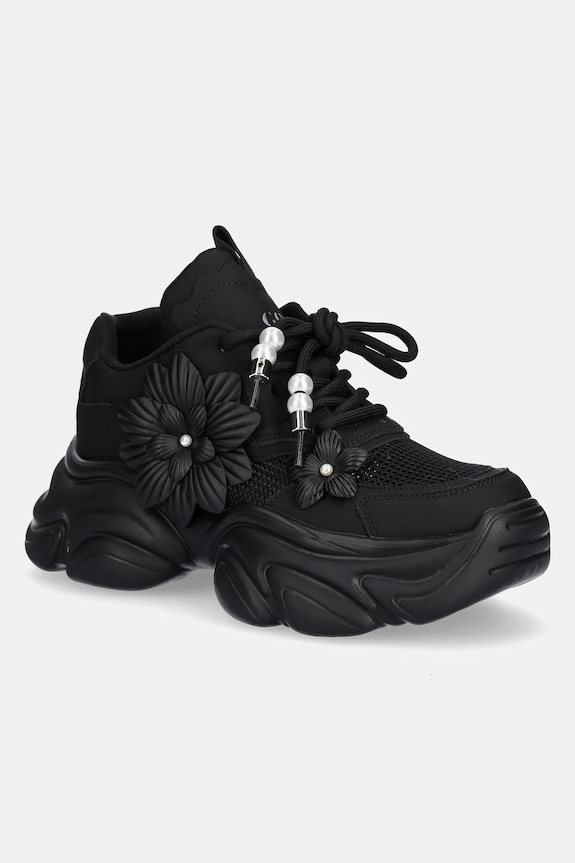 GOE sneakersy tekstylny czarny RR2N4050