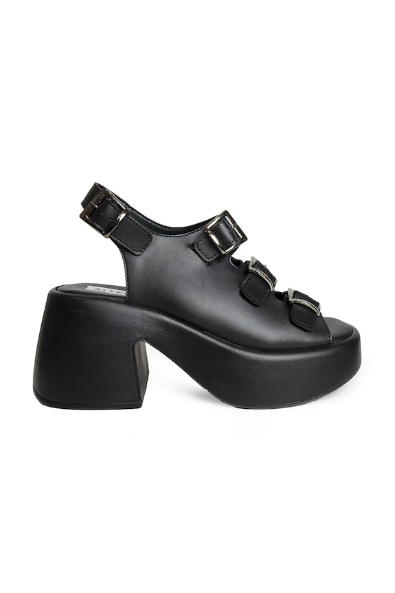 Altercore szandál Siena Vegan Black platform fekete Siena.Vegan