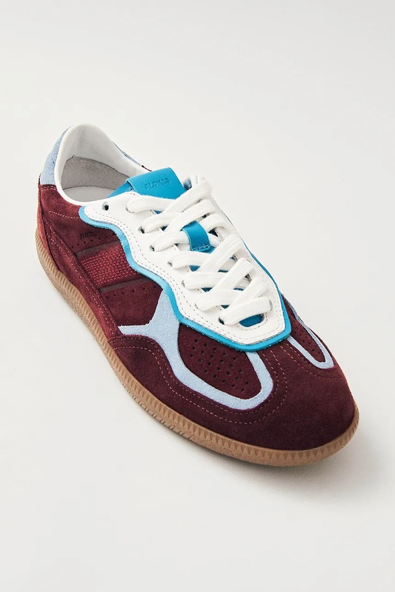 Semišové tenisky Alohas Tb.490 S100471.11 burgundské SS26