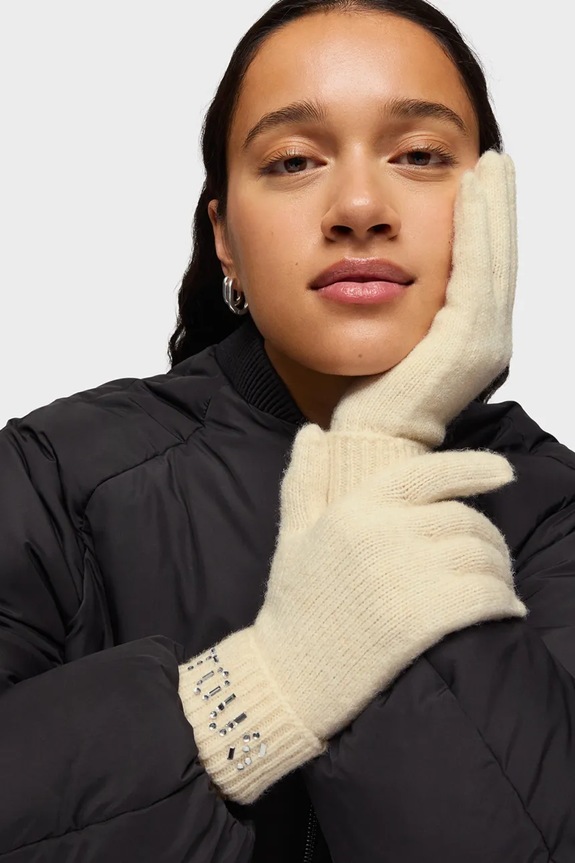 Doplňky Rukavice z vlněné směsi Tous TEXTIL 2002204001 béžová