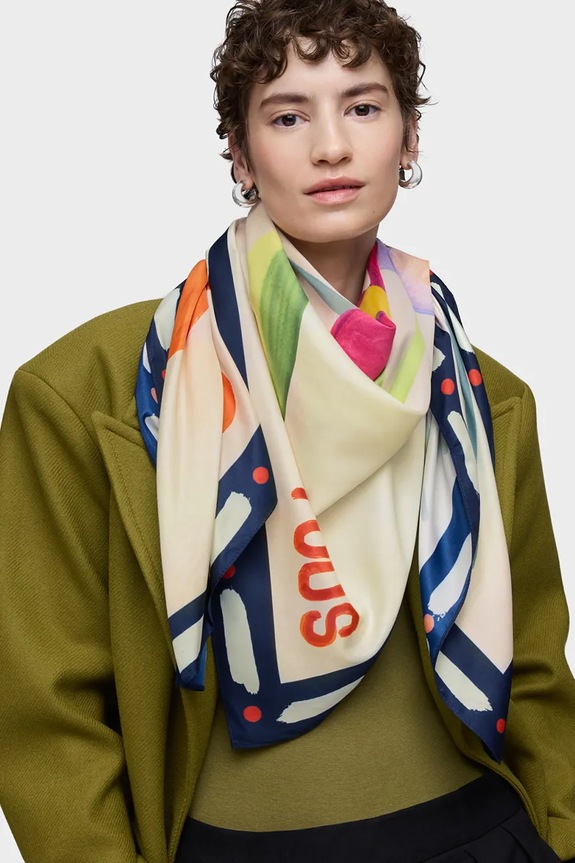 Akcesoria Tous chusta TEXTIL 2002200913 różowy