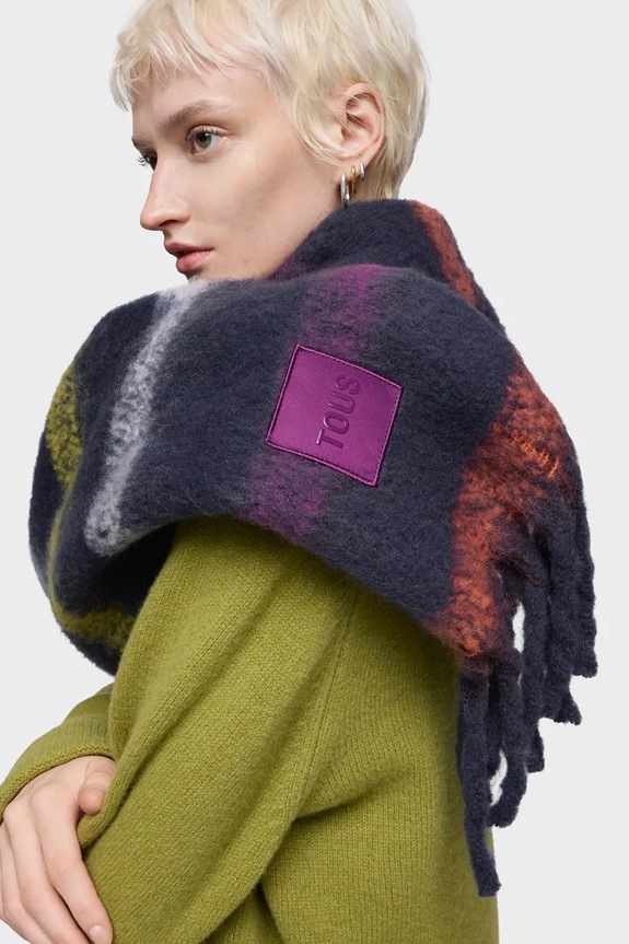 Šál Tous TEXTIL tmavomodrá 2002138334