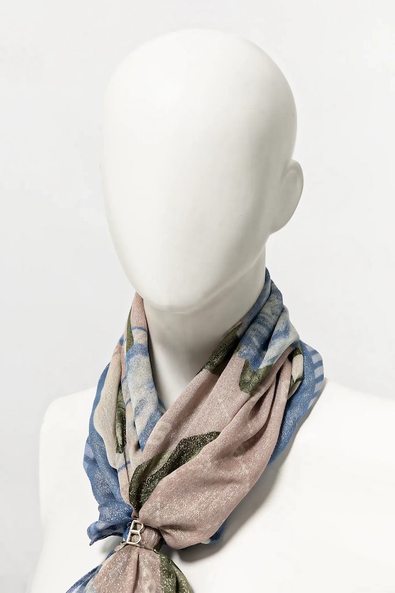 Šátek Blugirl Blumarine PA5016.T0300 modrá ZS25