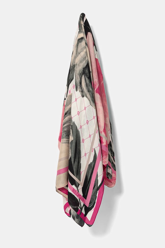 Šátek Blugirl Blumarine látka růžová PA5018.T0300