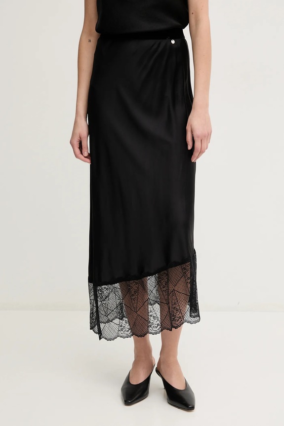 Mos Mosh szoknya szövet fekete 169360