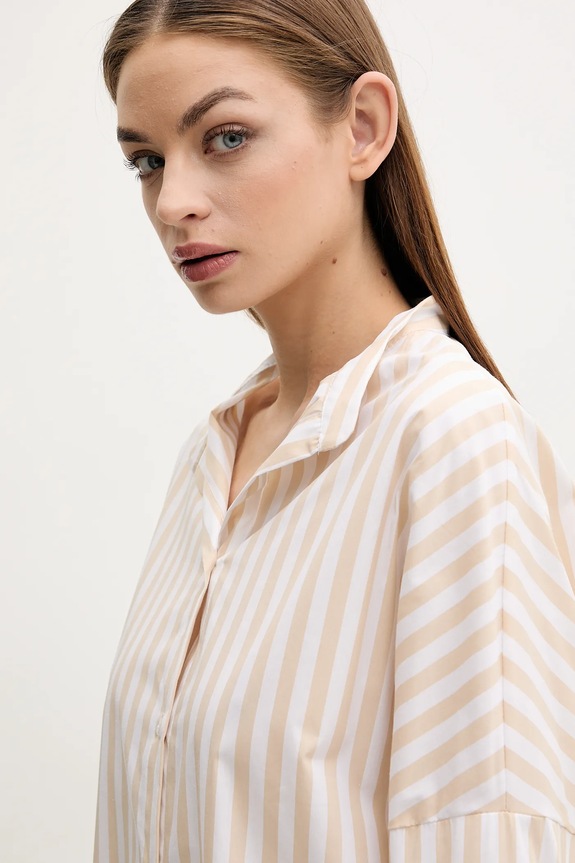 Φόρεμα MUUV. μπεζ short.dress.TUNIC