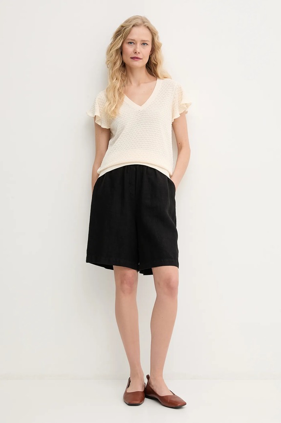 Mos Mosh sweter bawełniany 168800. beżowy ZS25