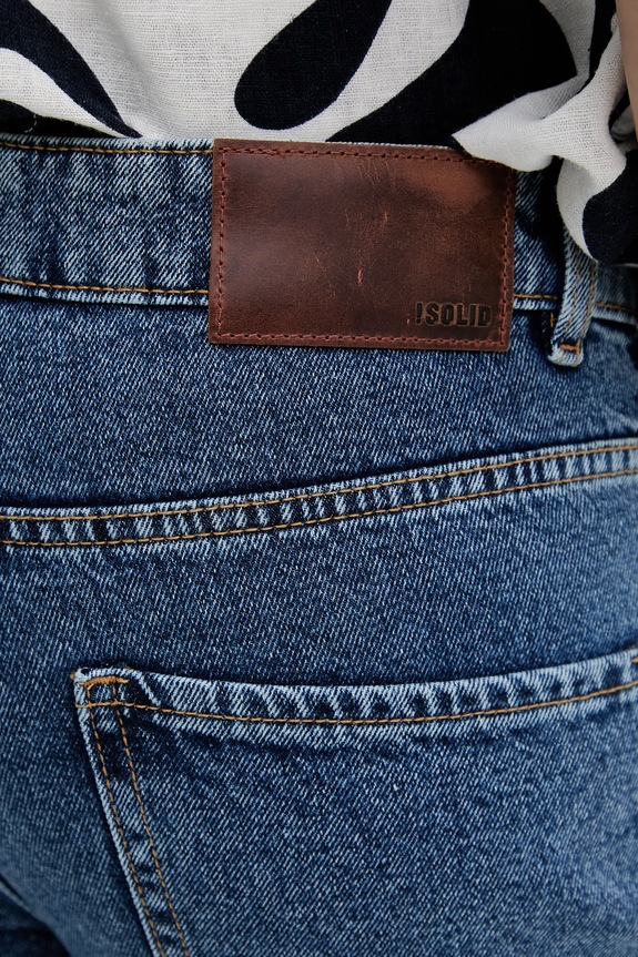 Τζιν σορτς Solid μπλε 21107657