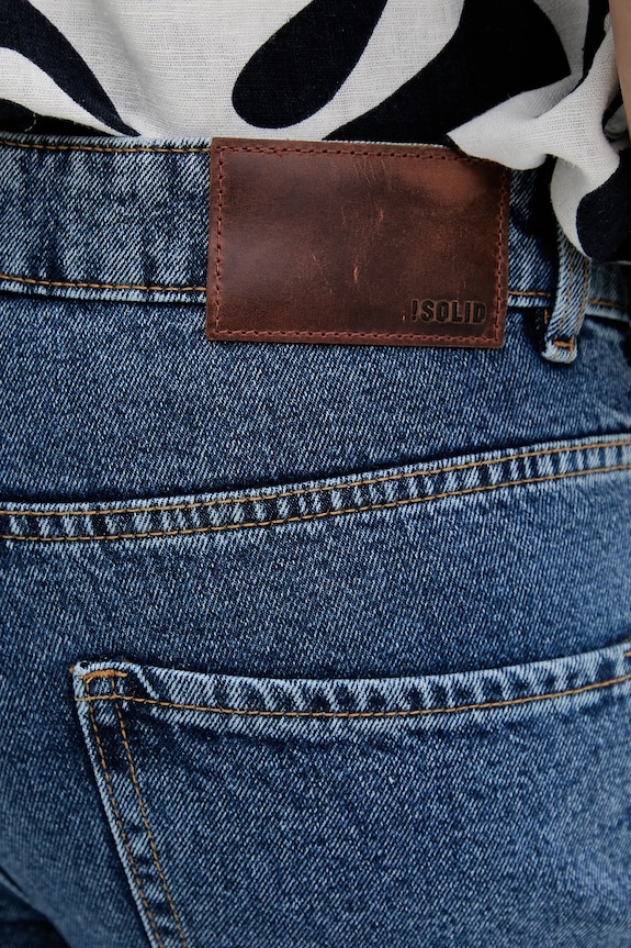 Τζιν σορτς Solid μπλε 21107657