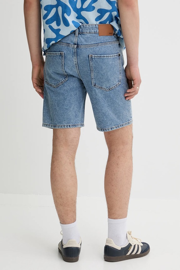 Solid pantaloncini di jeans 21107657 blu ZS25