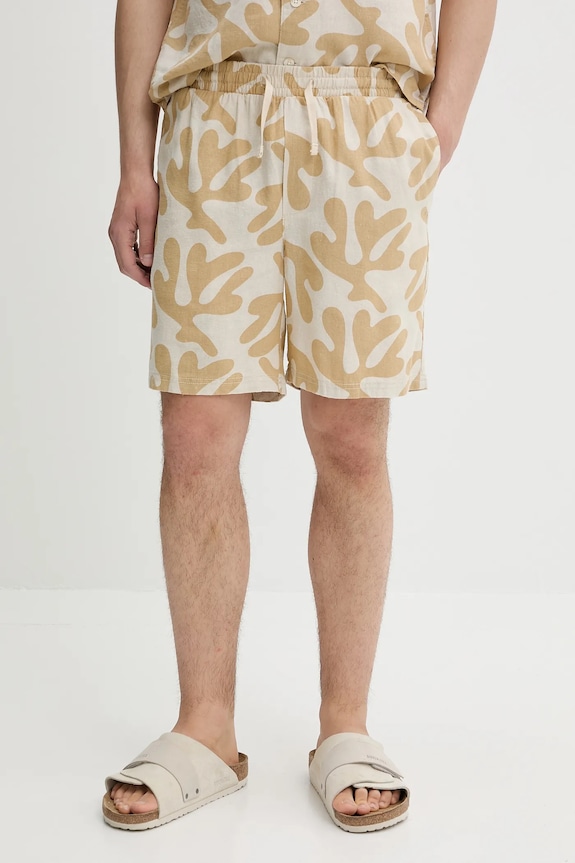 Kraťasy Solid látka béžová 21108564