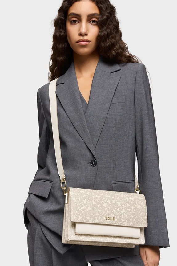 Torbica Tous KAOS MINI LINES bež 2002183301