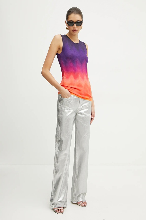 Top Silvian Heach OTRIM CVP25042TO μωβ ZS25