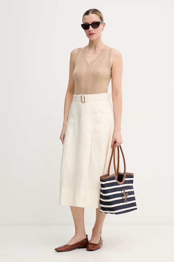 Mos Mosh telovnik ženski z dodatkom kašmirja 168700 bež SS26