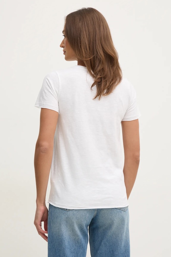 Îmbrăcăminte Mos Mosh tricou din bumbac 170520 alb