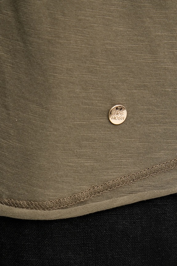 Βαμβακερό μπλουζάκι Mos Mosh 168100. πράσινο