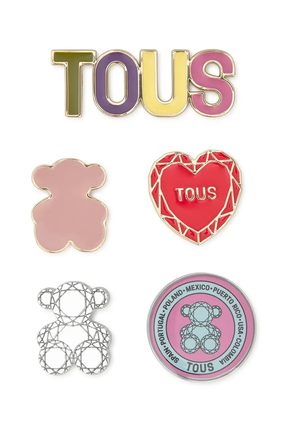 Bedževi Tous 5-pack bijela 2002377155