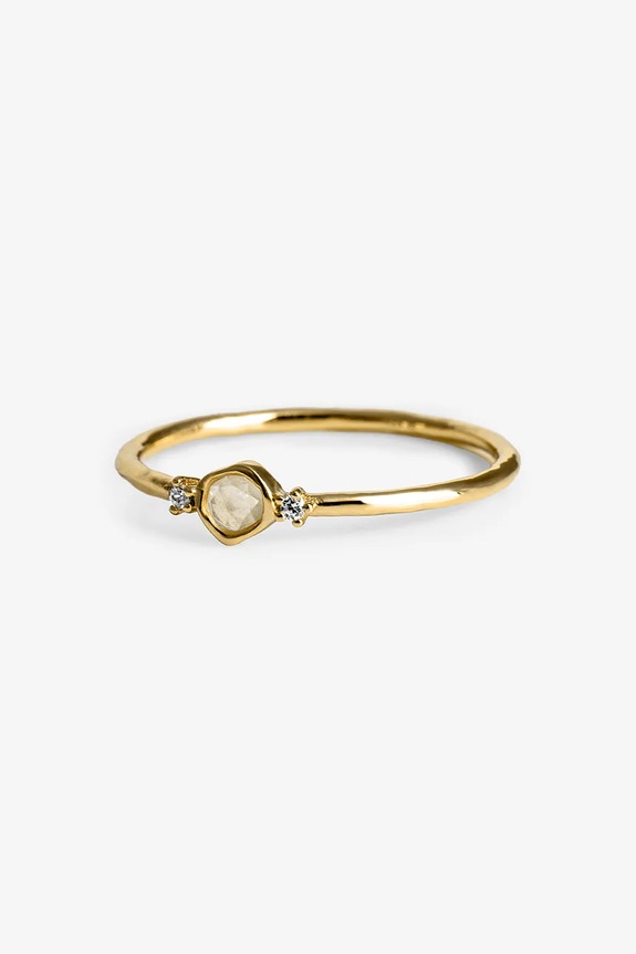 ANIA KRUK prsteň dámsky pozlátený zirkón DUO SMRPN2292Z zlatá ZS26