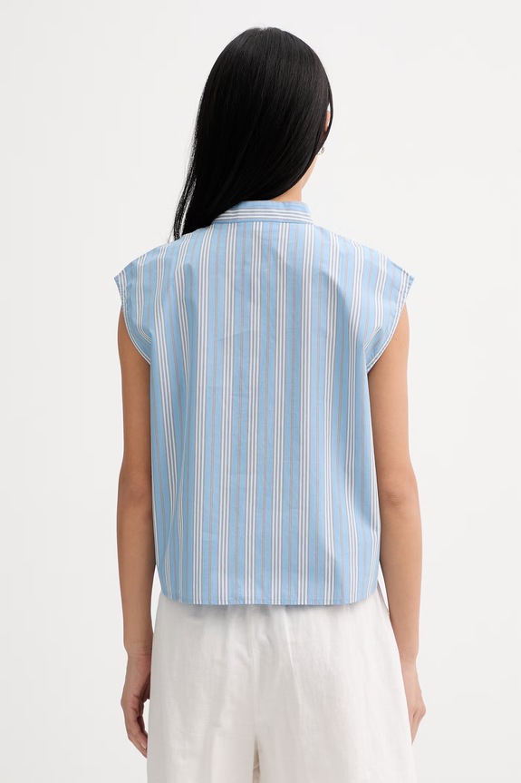 Ruházat Marc O'Polo női pamut ing 5000010058 kék