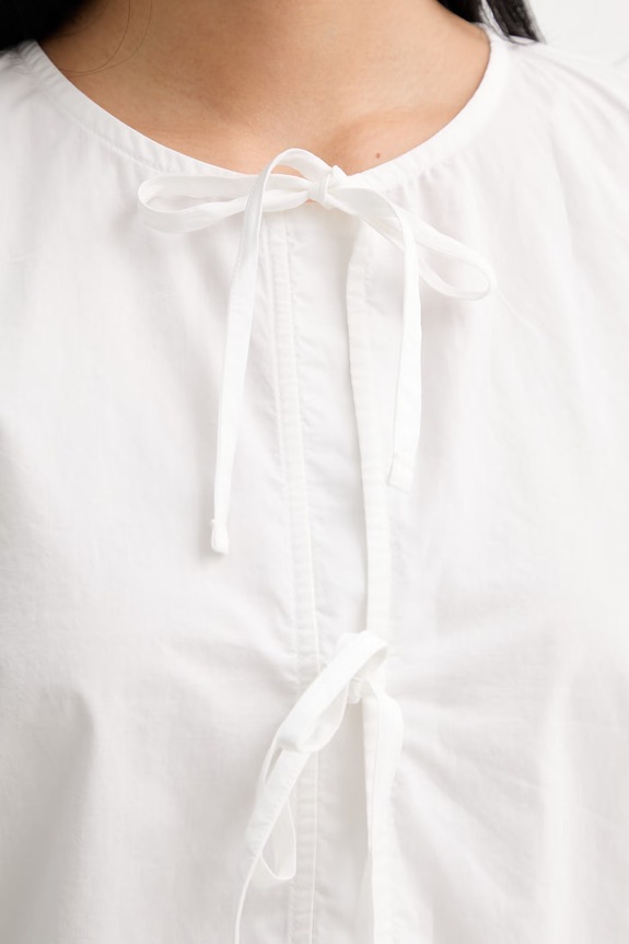 Marc O'Polo camicia da donna in cotone 5000010256 bianco