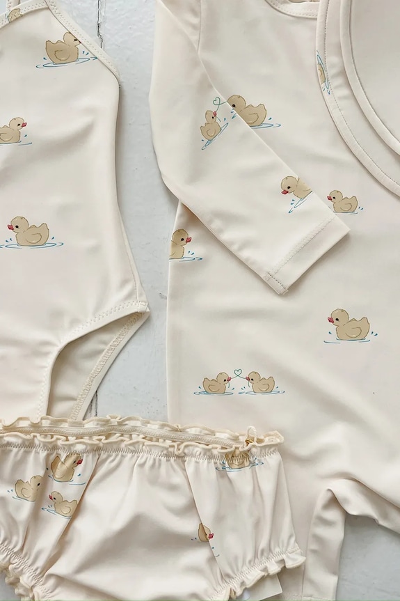 Kupaći kombinezon za bebe Fanga Fontana COMO SWIM ONESIE GRS bež FA100075