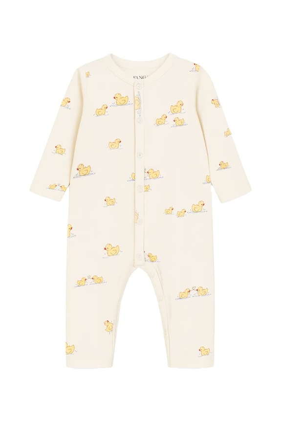 Fanga Fontana kombinezon za djecu od pamuka BELLO DUE ONESIE OCS bež FA100070