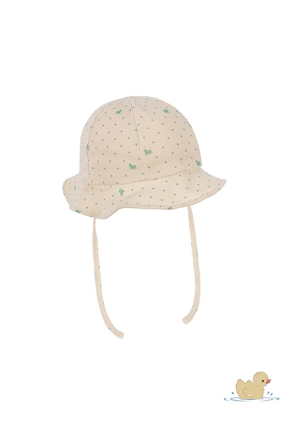 Fanga Fontana čiapka detská bavlnená FIO JERSEY SUN HAT OCS FA100064 béžová ZS26
